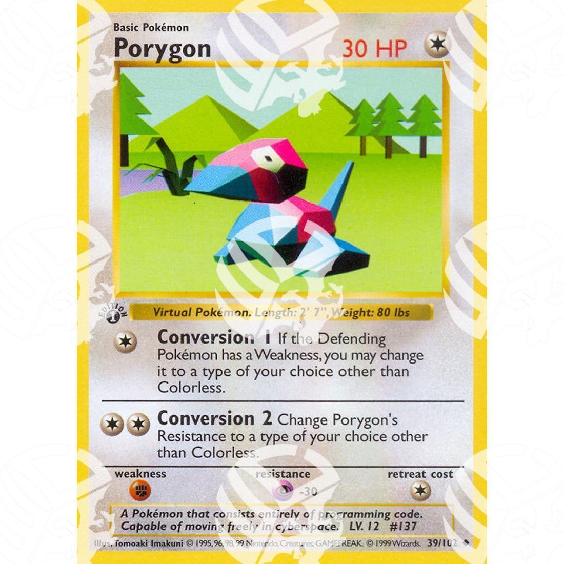 Set Base - Porygon - 39/102 - Warcard