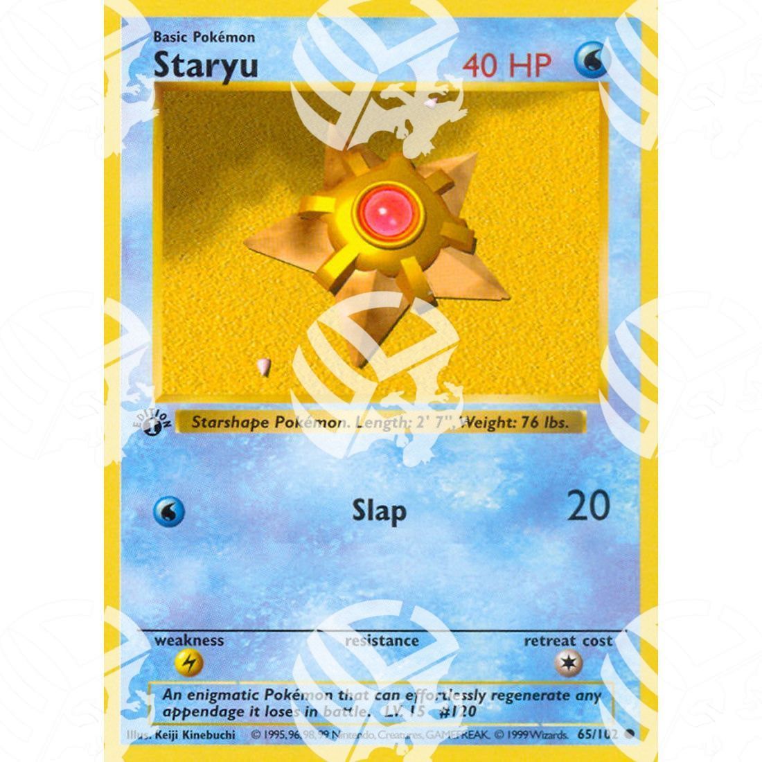 Set Base - Staryu - 65/102 - Warcard