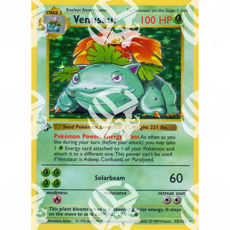 Set Base - Venusaur - Holo Rare 15/102 - Warcard