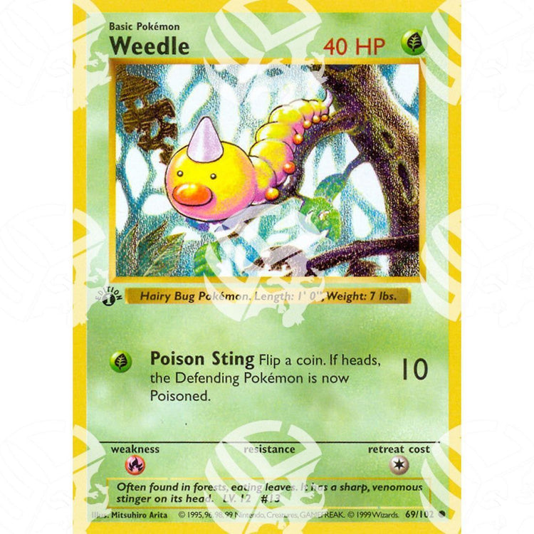 Set Base - Weedle - 69/102 - Warcard