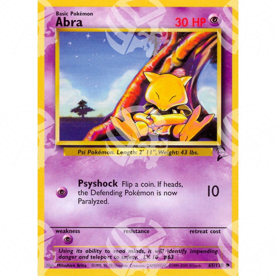 Set base 2 - Abra - 65/130 - Warcard - Set base 2 - Abra - 65/130 i prezzi più bassi sul mercato, solo da www.warcardshop.com! Carte singole, box, buste e mazzi.