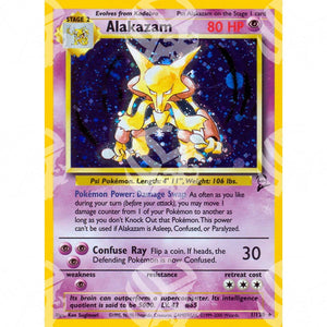 Set base 2 - Alakazam - Holo Rare 1/130 - Warcard - Set base 2 - Alakazam - Holo Rare 1/130 i prezzi più bassi sul mercato, solo da www.warcardshop.com! Carte singole, box, buste e mazzi.
