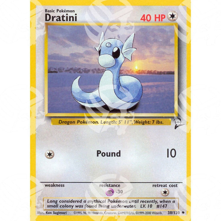 Set base 2 - Dratini - 38/130 - Warcard - Set base 2 - Dratini - 38/130 i prezzi più bassi sul mercato, solo da www.warcardshop.com! Carte singole, box, buste e mazzi.