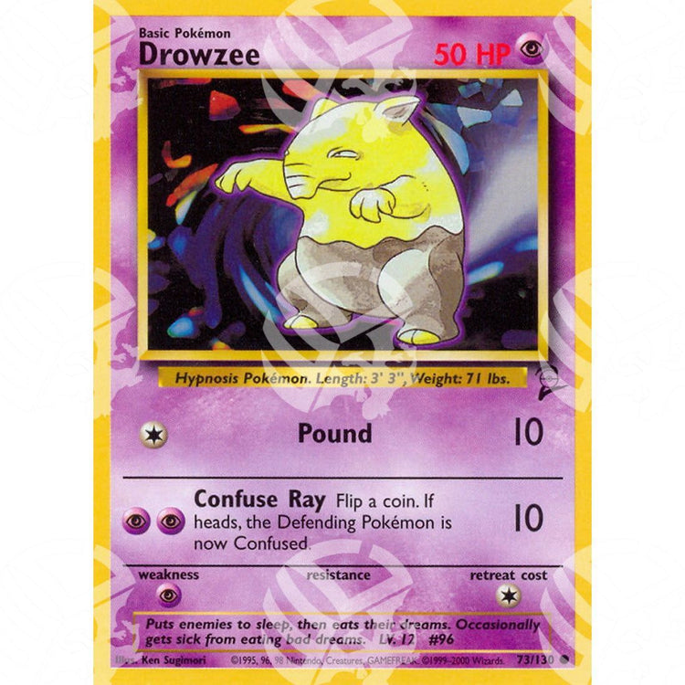 Set base 2 - Drowzee - 73/130 - Warcard - Set base 2 - Drowzee - 73/130 i prezzi più bassi sul mercato, solo da www.warcardshop.com! Carte singole, box, buste e mazzi.