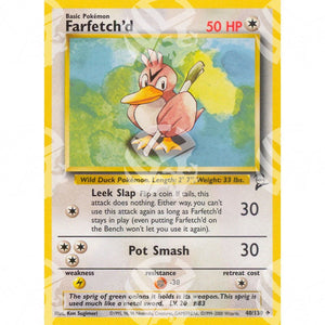Set base 2 - Farfetch'd - 40/130 - Warcard - Set base 2 - Farfetch'd - 40/130 i prezzi più bassi sul mercato, solo da www.warcardshop.com! Carte singole, box, buste e mazzi.
