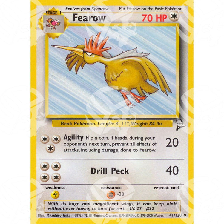 Set base 2 - Fearow - 41/130 - Warcard - Set base 2 - Fearow - 41/130 i prezzi più bassi sul mercato, solo da www.warcardshop.com! Carte singole, box, buste e mazzi.