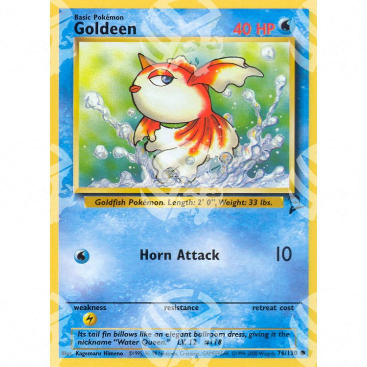 Set base 2 - Goldeen - 76/130 - Warcard - Set base 2 - Goldeen - 76/130 i prezzi più bassi sul mercato, solo da www.warcardshop.com! Carte singole, box, buste e mazzi.