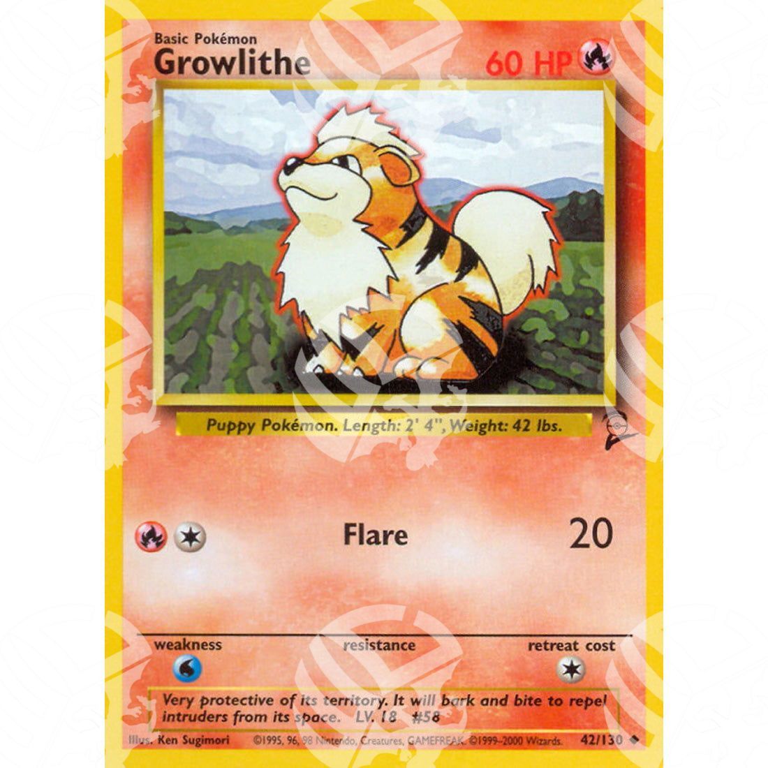 Set base 2 - Growlithe - 42/130 - Warcard - Set base 2 - Growlithe - 42/130 i prezzi più bassi sul mercato, solo da www.warcardshop.com! Carte singole, box, buste e mazzi.