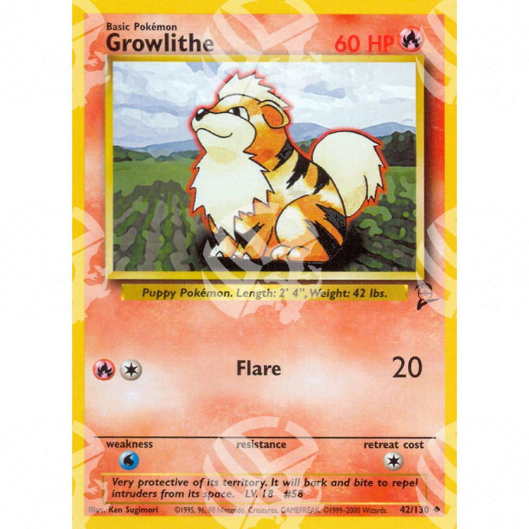 Set base 2 - Growlithe - 42/130 - Warcard - Set base 2 - Growlithe - 42/130 i prezzi più bassi sul mercato, solo da www.warcardshop.com! Carte singole, box, buste e mazzi.