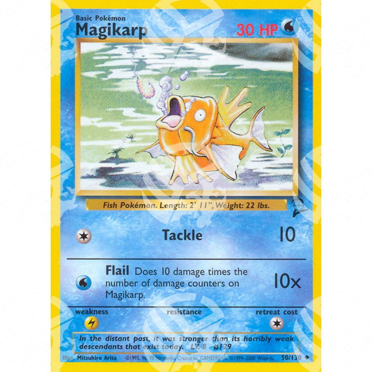 Set base 2 - Magikarp - 50/130 - Warcard - Set base 2 - Magikarp - 50/130 i prezzi più bassi sul mercato, solo da www.warcardshop.com! Carte singole, box, buste e mazzi.