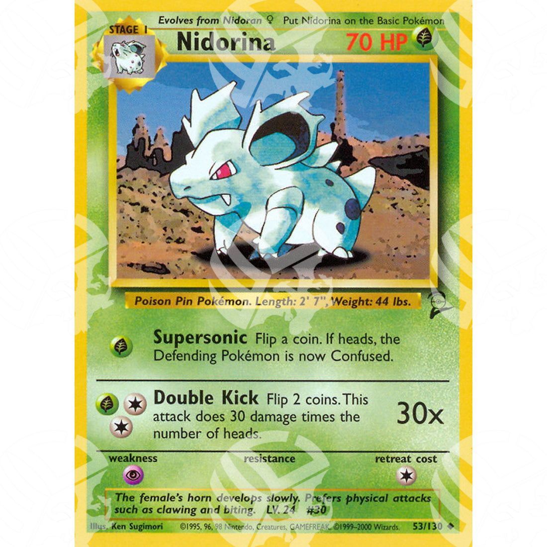 Set base 2 - Nidorina - 53/130 - Warcard - Set base 2 - Nidorina - 53/130 i prezzi più bassi sul mercato, solo da www.warcardshop.com! Carte singole, box, buste e mazzi.