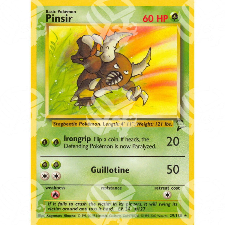Set base 2 - Pinsir - 29/130 - Warcard - Set base 2 - Pinsir - 29/130 i prezzi più bassi sul mercato, solo da www.warcardshop.com! Carte singole, box, buste e mazzi.