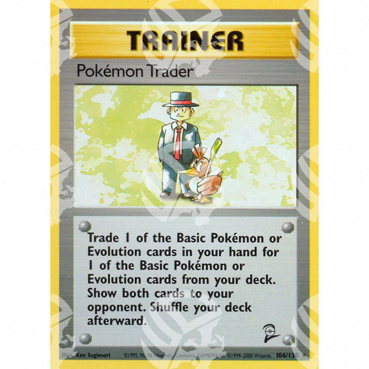 Set base 2 - Pokémon Trader - 106/130 - Warcard - Set base 2 - Pokémon Trader - 106/130 i prezzi più bassi sul mercato, solo da www.warcardshop.com! Carte singole, box, buste e mazzi.