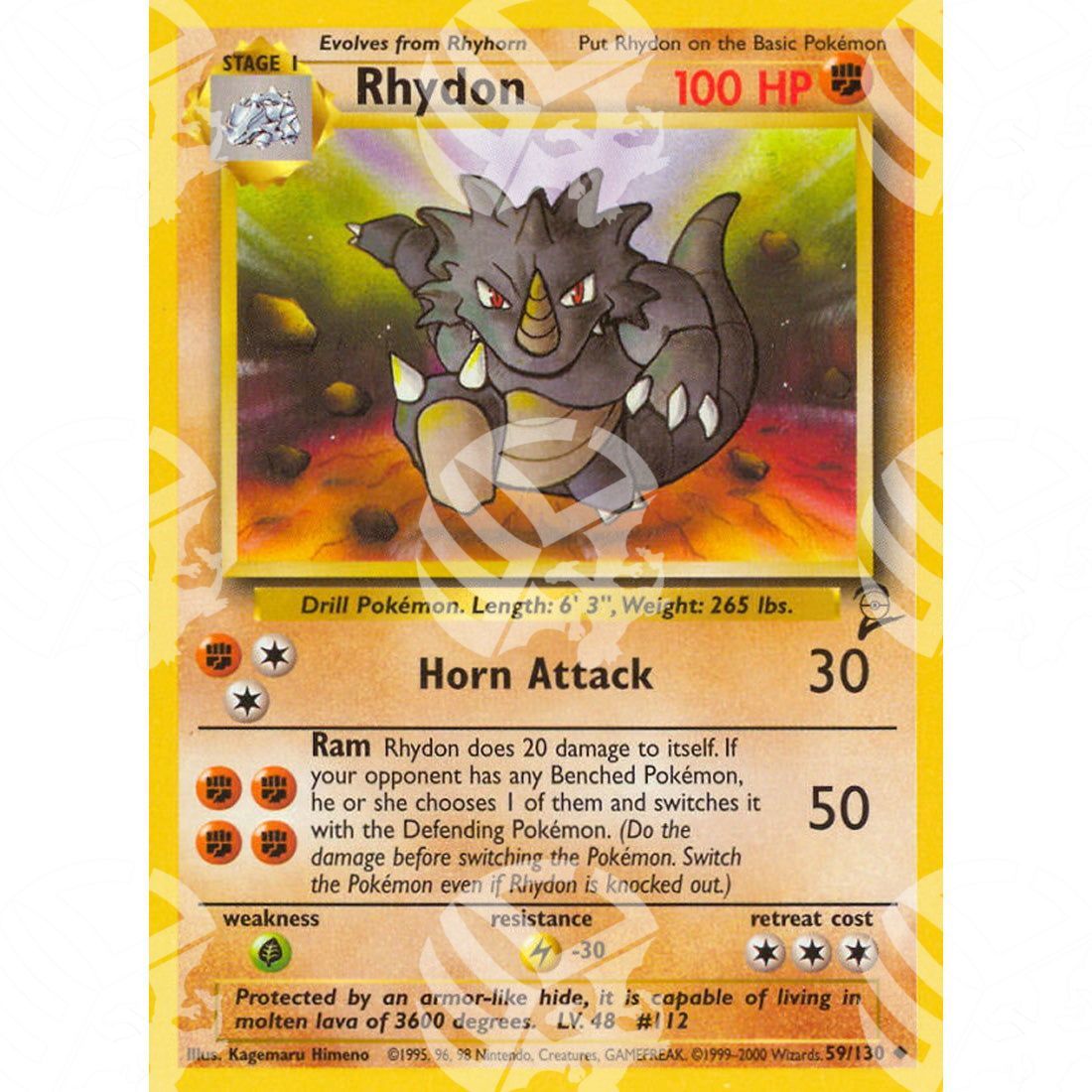 Set base 2 - Rhydon - 59/130 - Warcard - Set base 2 - Rhydon - 59/130 i prezzi più bassi sul mercato, solo da www.warcardshop.com! Carte singole, box, buste e mazzi.