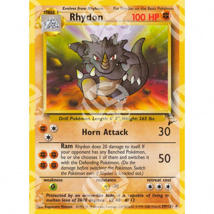 Set base 2 - Rhydon - 59/130 - Warcard - Set base 2 - Rhydon - 59/130 i prezzi più bassi sul mercato, solo da www.warcardshop.com! Carte singole, box, buste e mazzi.