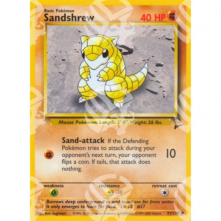 Set base 2 - Sandshrew - 91/130 - Warcard - Set base 2 - Sandshrew - 91/130 i prezzi più bassi sul mercato, solo da www.warcardshop.com! Carte singole, box, buste e mazzi.