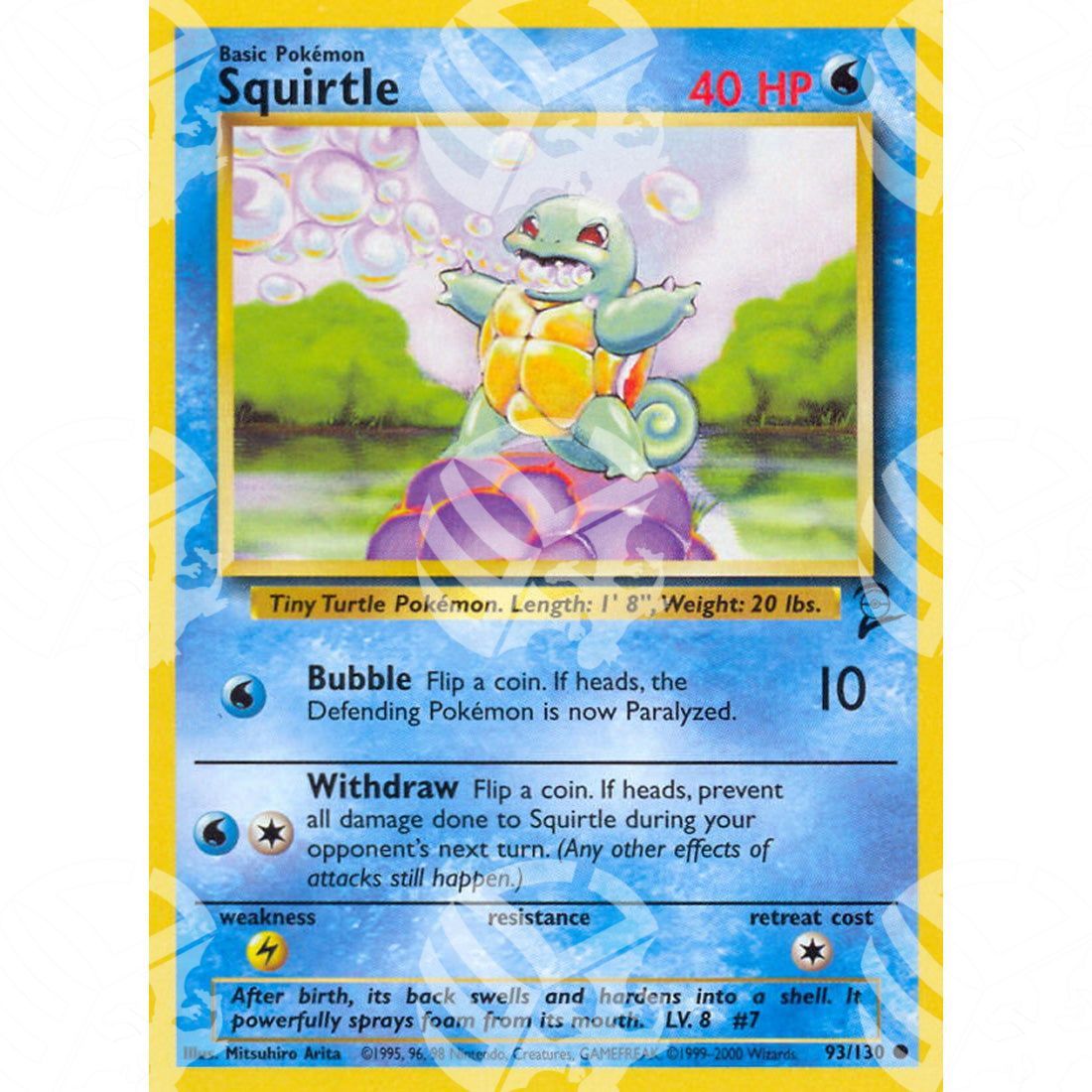Set base 2 - Squirtle - 93/130 - Warcard - Set base 2 - Squirtle - 93/130 i prezzi più bassi sul mercato, solo da www.warcardshop.com! Carte singole, box, buste e mazzi.