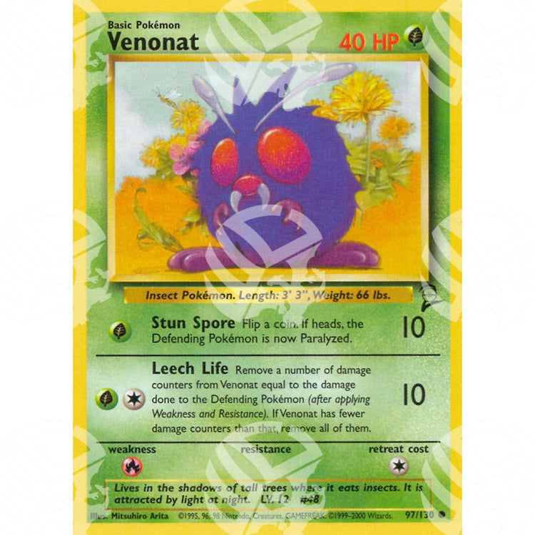 Set base 2 - Venonat - 97/130 - Warcard - Set base 2 - Venonat - 97/130 i prezzi più bassi sul mercato, solo da www.warcardshop.com! Carte singole, box, buste e mazzi.