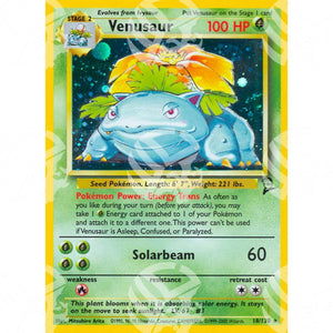 Set base 2 - Venusaur - Holo Rare 18/130 - Warcard - Set base 2 - Venusaur - Holo Rare 18/130 i prezzi più bassi sul mercato, solo da www.warcardshop.com! Carte singole, box, buste e mazzi.