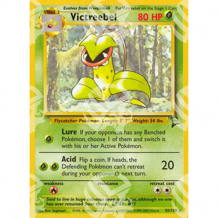 Set base 2 - Victreebel - 32/130 - Warcard - Set base 2 - Victreebel - 32/130 i prezzi più bassi sul mercato, solo da www.warcardshop.com! Carte singole, box, buste e mazzi.
