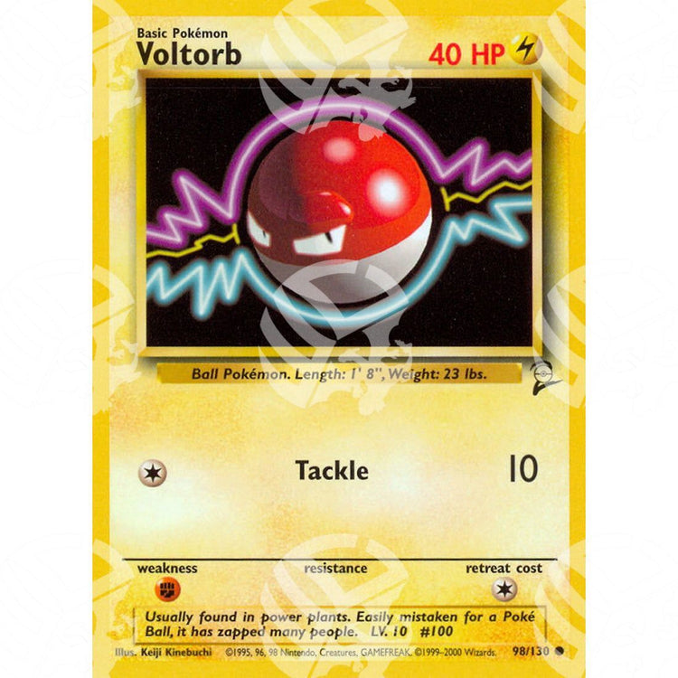 Set base 2 - Voltorb - 98/130 - Warcard - Set base 2 - Voltorb - 98/130 i prezzi più bassi sul mercato, solo da www.warcardshop.com! Carte singole, box, buste e mazzi.