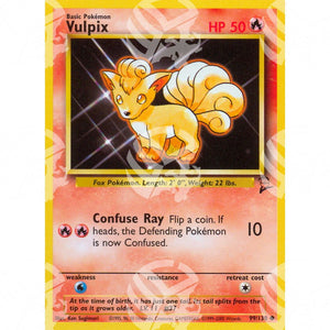 Set base 2 - Vulpix - 99/130 - Warcard - Set base 2 - Vulpix - 99/130 i prezzi più bassi sul mercato, solo da www.warcardshop.com! Carte singole, box, buste e mazzi.