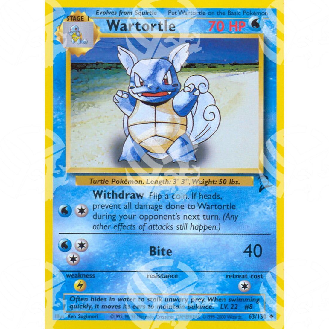Set base 2 - Wartortle - 63/130 - Warcard - Set base 2 - Wartortle - 63/130 i prezzi più bassi sul mercato, solo da www.warcardshop.com! Carte singole, box, buste e mazzi.