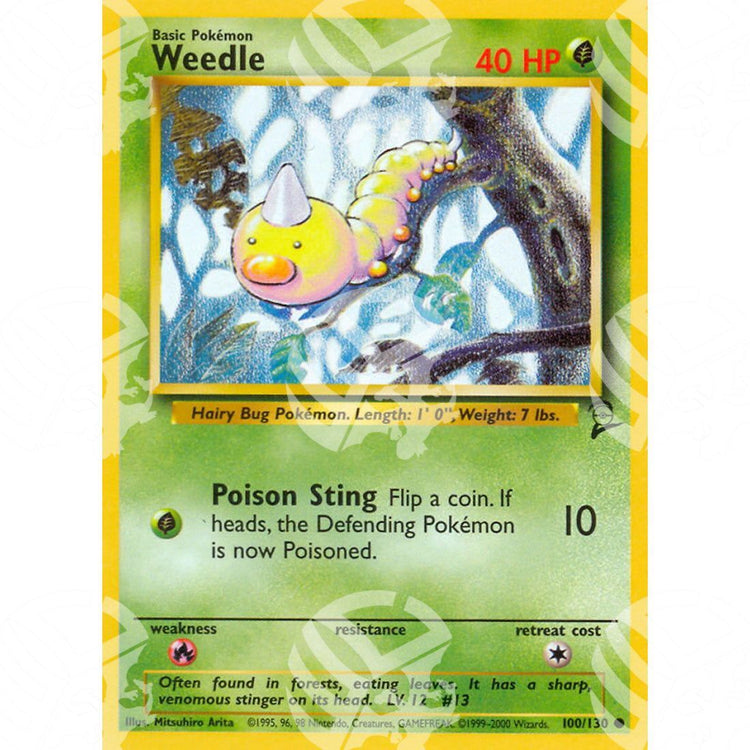 Set base 2 - Weedle - 100/130 - Warcard - Set base 2 - Weedle - 100/130 i prezzi più bassi sul mercato, solo da www.warcardshop.com! Carte singole, box, buste e mazzi.