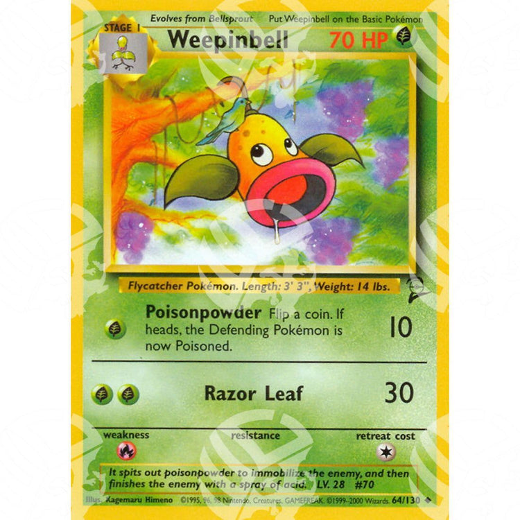 Set base 2 - Weepinbell - 64/130 - Warcard - Set base 2 - Weepinbell - 64/130 i prezzi più bassi sul mercato, solo da www.warcardshop.com! Carte singole, box, buste e mazzi.