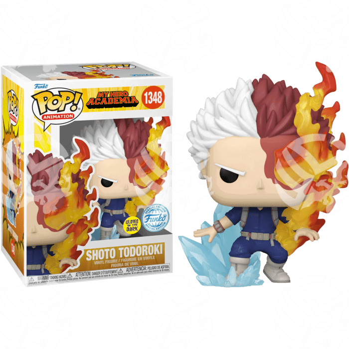Shoto Todoroki 9 cm Special Glows in the Dark - Warcard