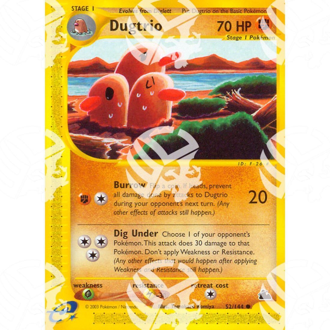 Skyridge - Dugtrio - 52/144 - Warcard - Skyridge - Dugtrio - 52/144 i prezzi più bassi sul mercato, solo da www.warcardshop.com! Carte singole, box, buste e mazzi.