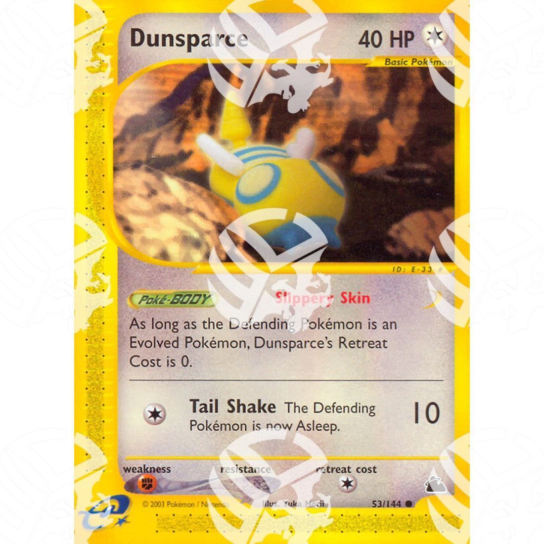 Skyridge - Dunsparce - 53/144 - Warcard - Skyridge - Dunsparce - 53/144 i prezzi più bassi sul mercato, solo da www.warcardshop.com! Carte singole, box, buste e mazzi.