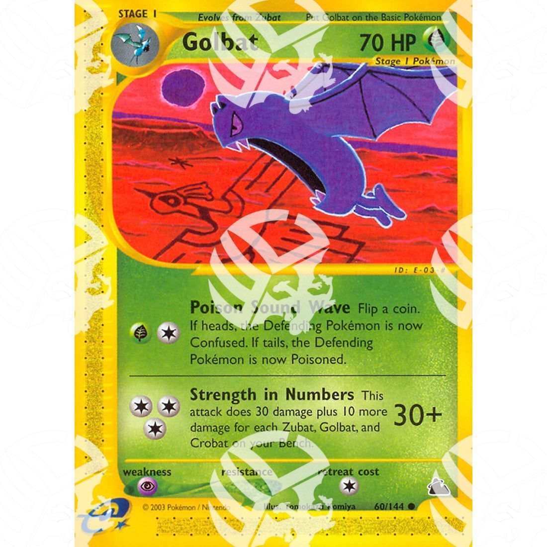 Skyridge - Golbat - 60/144 - Warcard - Skyridge - Golbat - 60/144 i prezzi più bassi sul mercato, solo da www.warcardshop.com! Carte singole, box, buste e mazzi.