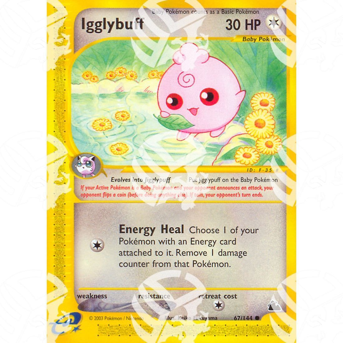 Skyridge - Igglybuff - 67/144 - Warcard - Skyridge - Igglybuff - 67/144 i prezzi più bassi sul mercato, solo da www.warcardshop.com! Carte singole, box, buste e mazzi.