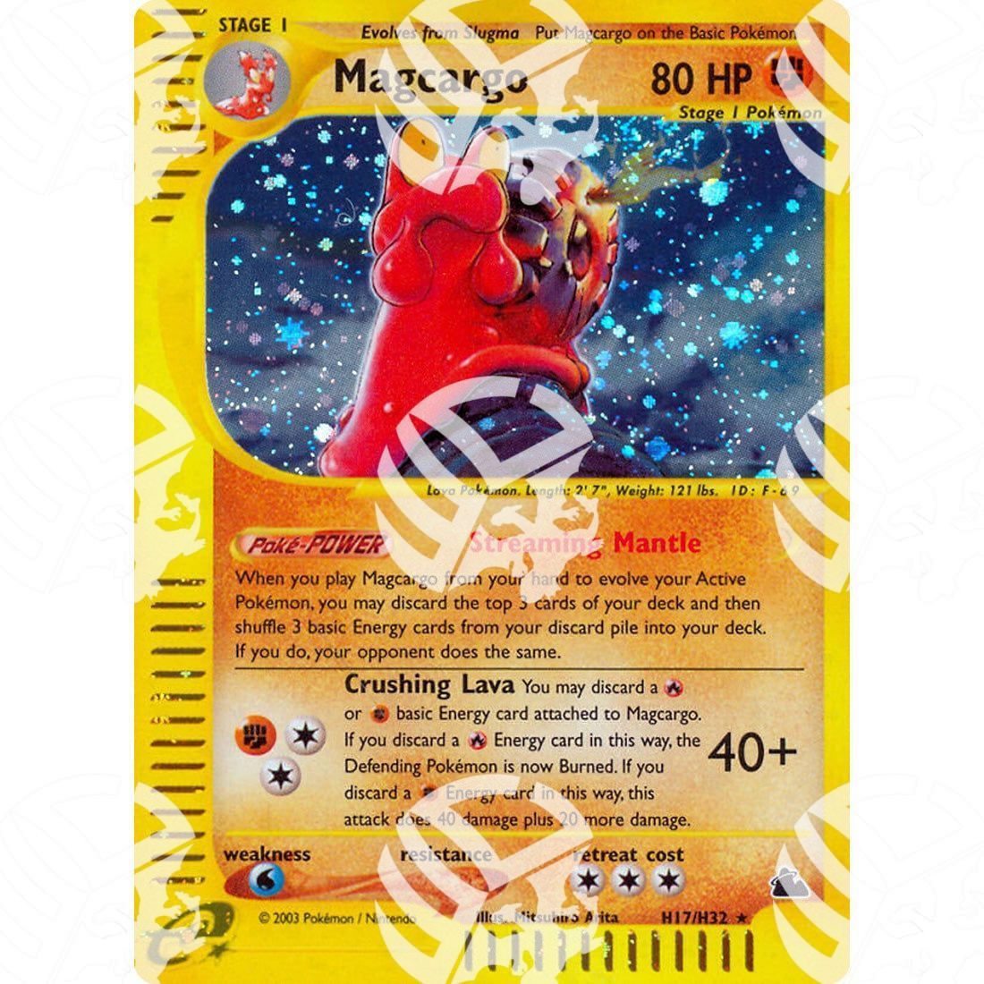 Skyridge - Magcargo - Holo Rare H17/H32 - Warcard - Skyridge - Magcargo - Holo Rare H17/H32 i prezzi più bassi sul mercato, solo da www.warcardshop.com! Carte singole, box, buste e mazzi.