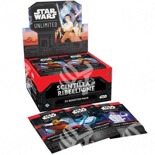 Star Wars: Unlimited - Scintilla di Ribellione - Display da 24 Buste ITA - Warcard