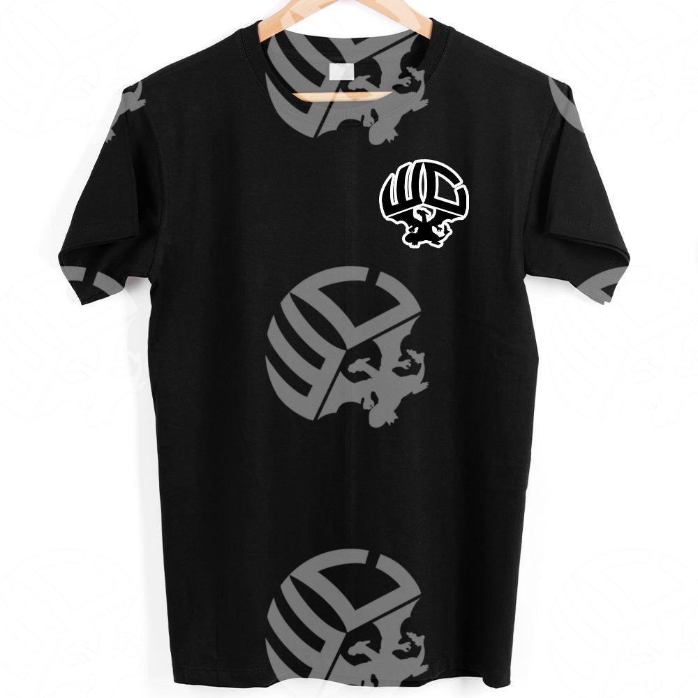 T-Shirt logo Warcard - Nero - Warcard