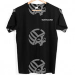 T-Shirt scritta Warcard - Nero - Warcard