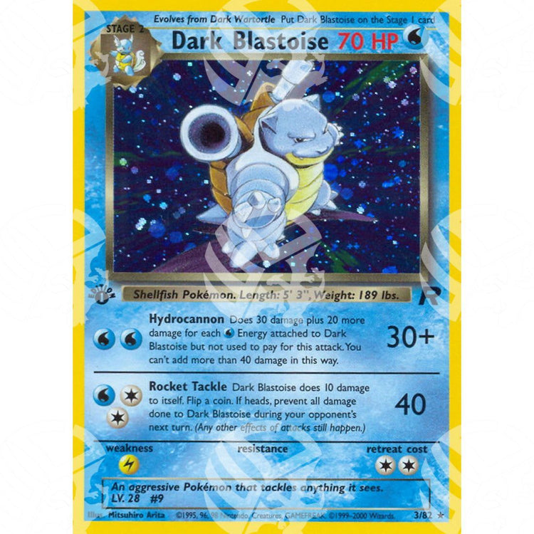 Team Rocket - Dark Blastoise - Holo Rare 3/82 - Warcard - Team Rocket - Dark Blastoise - Holo Rare 3/82 i prezzi più bassi sul mercato, solo da www.warcardshop.com! Carte singole, box, buste e mazzi.