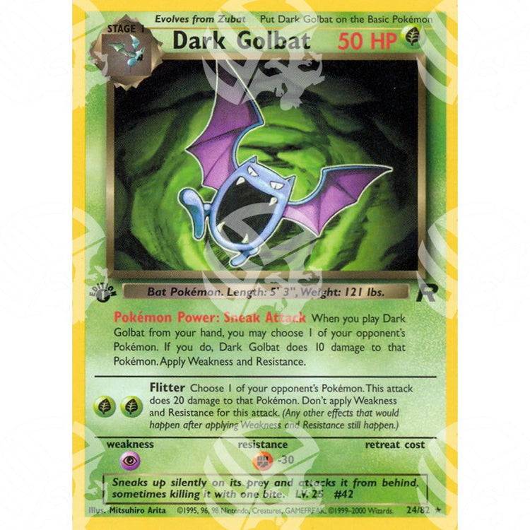 Team Rocket - Dark Golbat - 24/82 - Warcard - Team Rocket - Dark Golbat - 24/82 i prezzi più bassi sul mercato, solo da www.warcardshop.com! Carte singole, box, buste e mazzi.