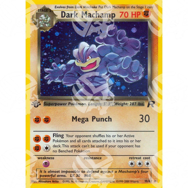 Team Rocket - Dark Machamp - Holo Rare 10/82 - Warcard - Team Rocket - Dark Machamp - Holo Rare 10/82 i prezzi più bassi sul mercato, solo da www.warcardshop.com! Carte singole, box, buste e mazzi.