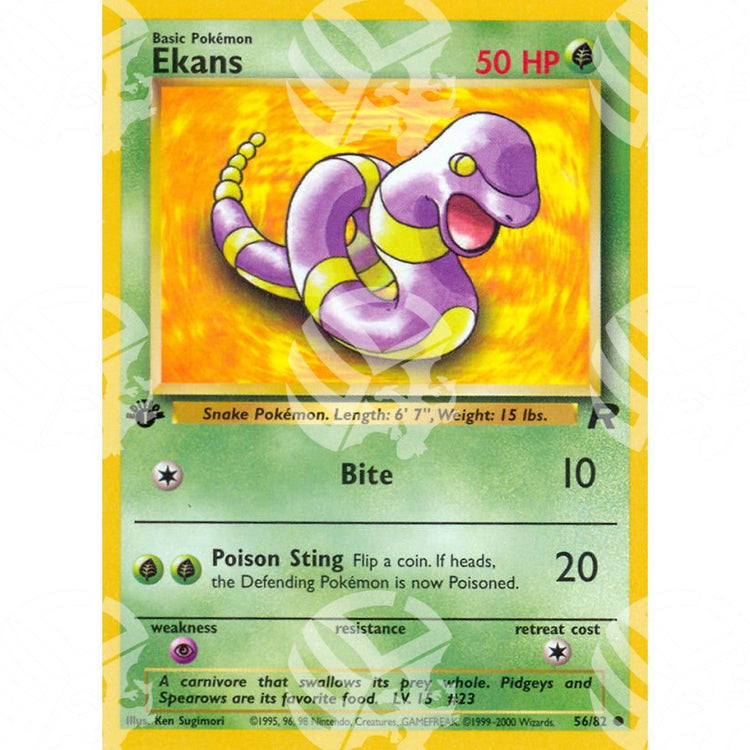 Team Rocket - Ekans - 56/82 - Warcard - Team Rocket - Ekans - 56/82 i prezzi più bassi sul mercato, solo da www.warcardshop.com! Carte singole, box, buste e mazzi.