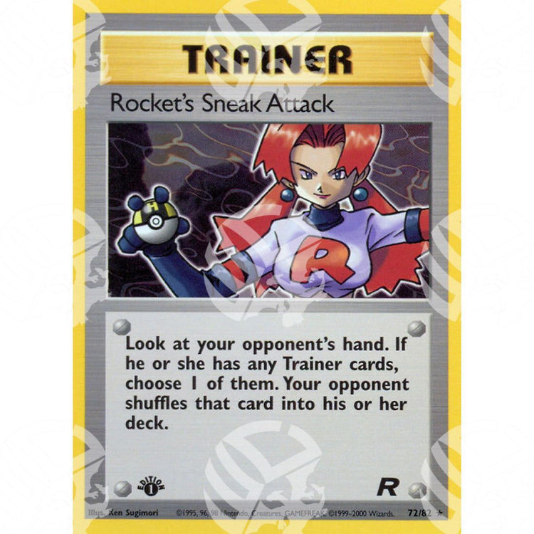 Team Rocket - Rocket's Sneak Attack - 72/82 - Warcard - Team Rocket - Rocket's Sneak Attack - 72/82 i prezzi più bassi sul mercato, solo da www.warcardshop.com! Carte singole, box, buste e mazzi.