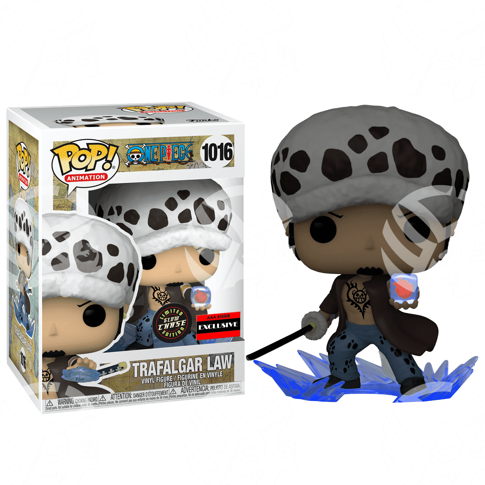 Trafalgar Law Glow Chase AAA Anime Exclusive 9cm - Warcard