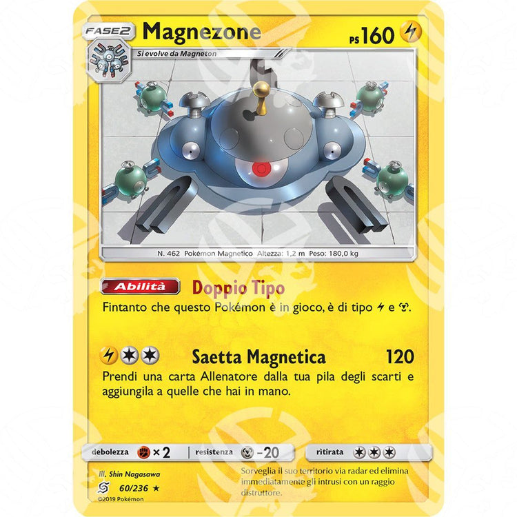 Sintonia Mentale - Magnezone - Holo Rare 60/236 - Warcard - Sintonia Mentale - Magnezone - Holo Rare 60/236 i prezzi più bassi sul mercato, solo da www.warcardshop.com! Carte singole, box, buste e mazzi.