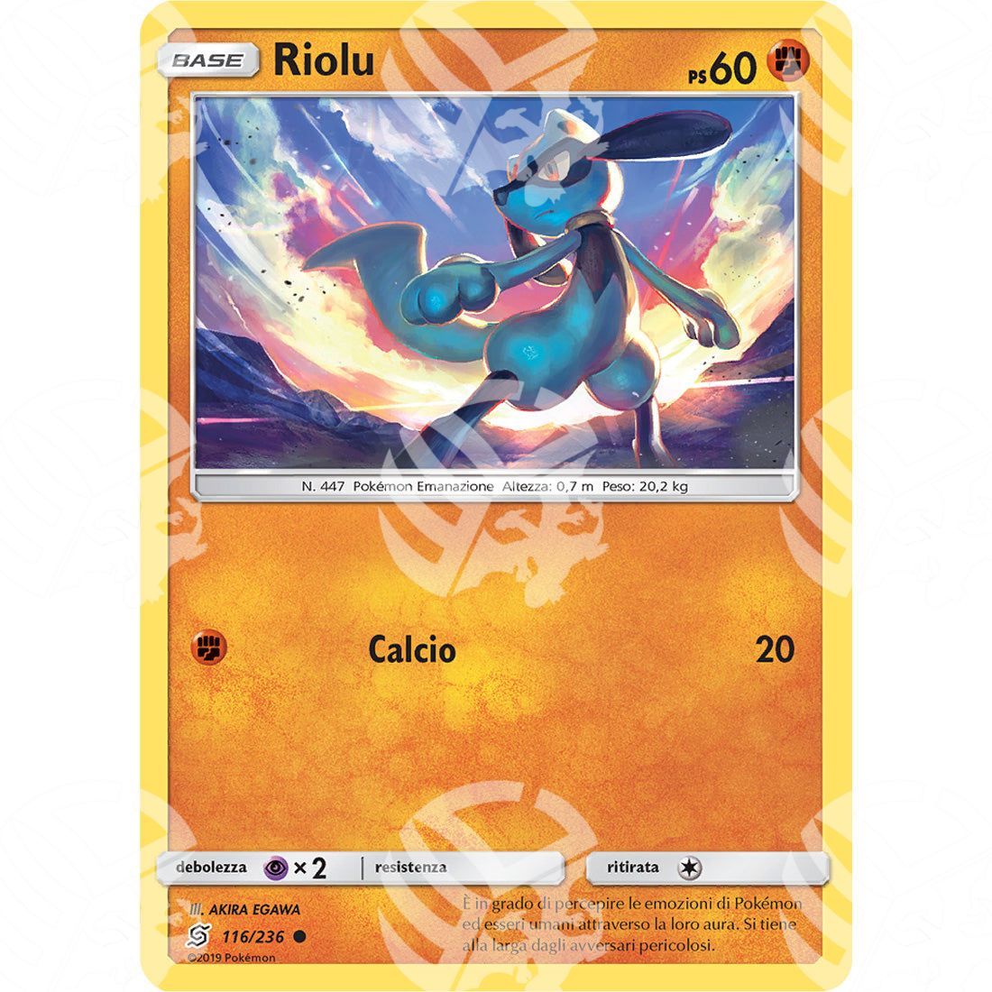 Sintonia Mentale - Riolu - 116/236 - Warcard - Sintonia Mentale - Riolu - 116/236 i prezzi più bassi sul mercato, solo da www.warcardshop.com! Carte singole, box, buste e mazzi.