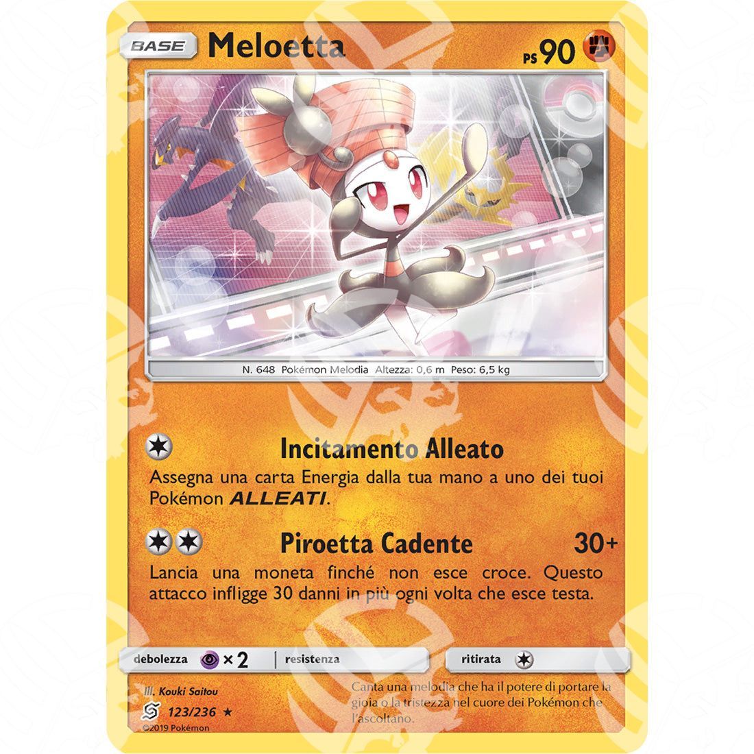 Sintonia Mentale - Meloetta - 123/236 - Warcard - Sintonia Mentale - Meloetta - 123/236 i prezzi più bassi sul mercato, solo da www.warcardshop.com! Carte singole, box, buste e mazzi.