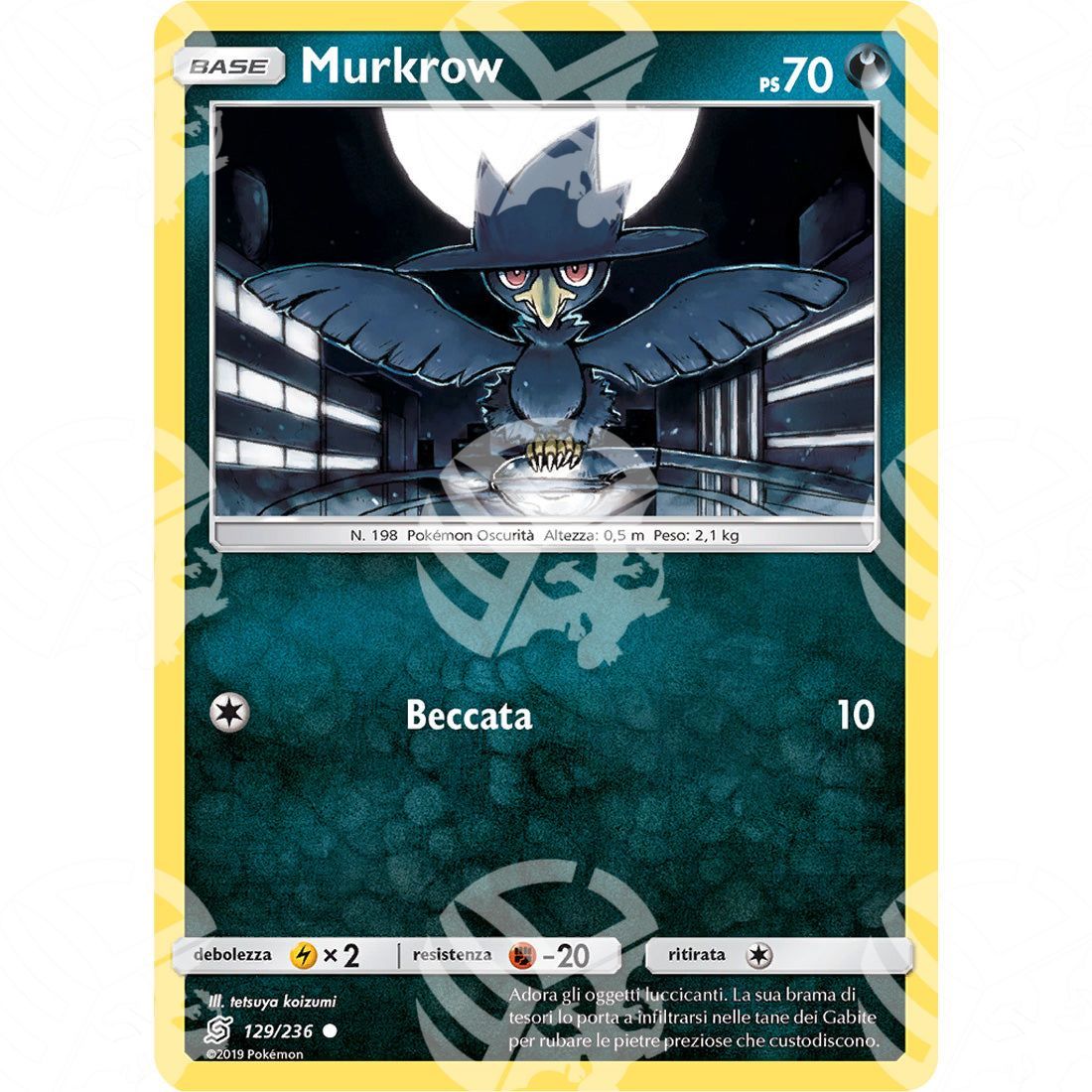 Sintonia Mentale - Murkrow - 129/236 - Warcard - Sintonia Mentale - Murkrow - 129/236 i prezzi più bassi sul mercato, solo da www.warcardshop.com! Carte singole, box, buste e mazzi.
