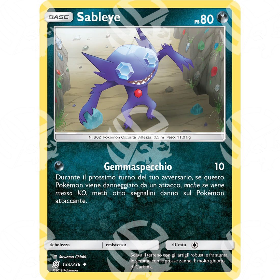 Sintonia Mentale - Sableye - 133/236 - Warcard - Sintonia Mentale - Sableye - 133/236 i prezzi più bassi sul mercato, solo da www.warcardshop.com! Carte singole, box, buste e mazzi.