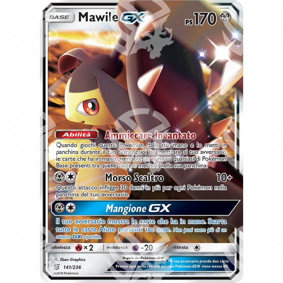 Sintonia Mentale - Mawile GX - Secret Rare 141/236 - Warcard - Sintonia Mentale - Mawile GX - Secret Rare 141/236 i prezzi più bassi sul mercato, solo da www.warcardshop.com! Carte singole, box, buste e mazzi.